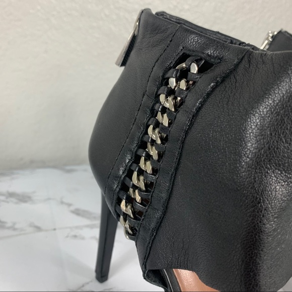 Vince Camuto Freya Black Open Toe Heel Sandals 8.5 - Picture 5 of 11